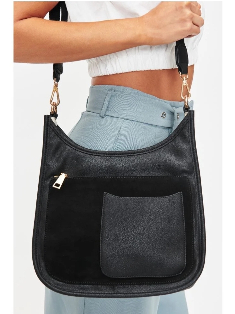 Azalea Crossbody by Moda Luxe is a functional messenger-style bag